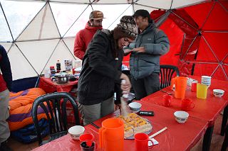 18 Inka Expediciones Staff Carla Cuts Her Own 25th Birthday Cake At Aconcagua Plaza Argentina Base Camp.jpg